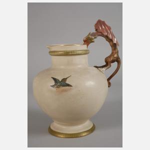 Stellmacher/Ernst Wahliss Vase Eisvögel