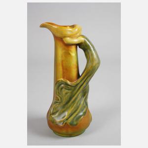 Zsolnay Pécs figürliche Kanne