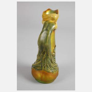 Zsolnay Pécs figürliche Kanne