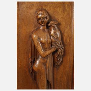 Paar Reliefbilder Art déco