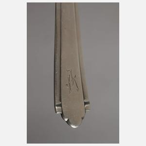 Großes Silberbesteck Art déco