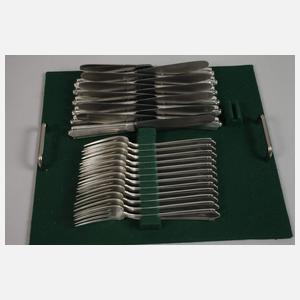 Großes Silberbesteck Art déco