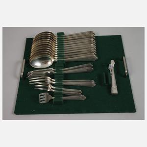 Großes Silberbesteck Art déco