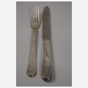 Großes Silberbesteck Gebhard Duvé