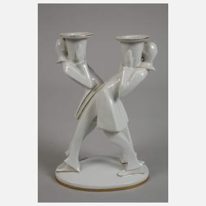 Ilmenau figürlicher Leuchter Art déco