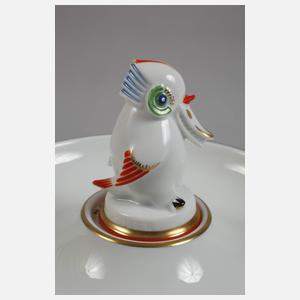 Rosenthal Groteske "Marabu" auf Schale