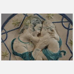 Wandteller Art déco