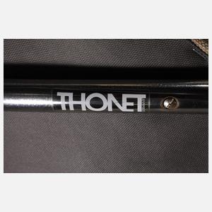 Thonet drei Stahlrohrstühle