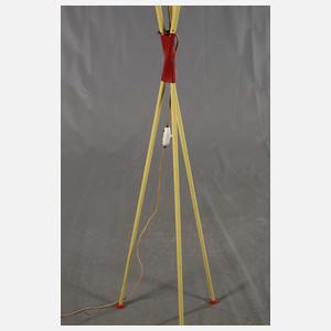 Stehlampe in Tütenform