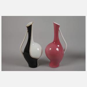 Rosenthal sechs Vasen