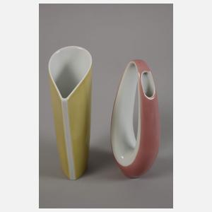 Rosenthal sechs Vasen