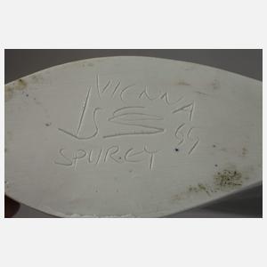 Kurt SpureyPorzellanobjekt "Faltform"