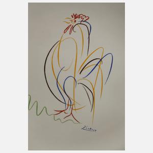 Teller „Le Coqe“