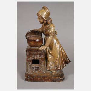 Holländische Magd am Kochherd