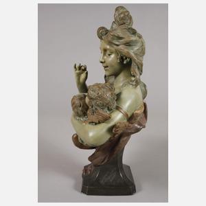 Alfred Jean Foretay, Büste "Die Fütterung"