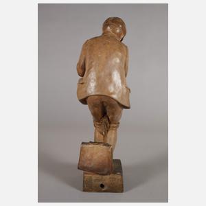 Rosé, Knabe mit Büchern und Schultasche