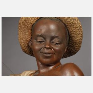 Leranbourg, "Fischerknabe (Neger)"
