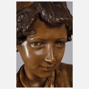 J. Dupré, großer Knabe mit Korb