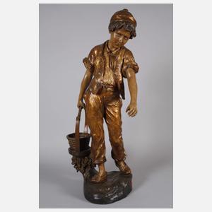 J. Dupré, großer Knabe mit Korb