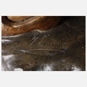 J. Dupré, großer Knabe mit Korb