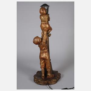 Figürliche Salonlampe