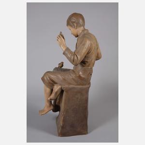 Haniroff, Knabe mit Vogel