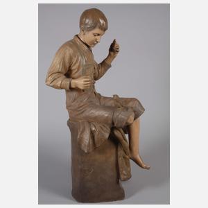 Haniroff, Knabe mit Vogel