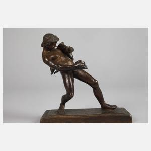 Antikenrezeption Satyr mit Weinschlauch