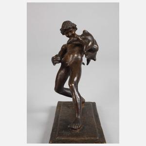 Antikenrezeption Satyr mit Weinschlauch