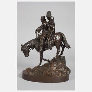 Albert Moritz Wolff, Kosakenpaar zu Pferde