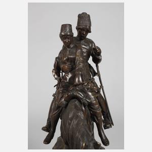 Albert Moritz Wolff, Kosakenpaar zu Pferde