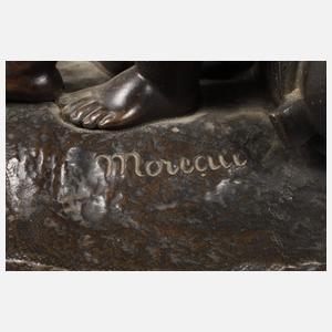 Mathurin Moreau, attr., Mutter mit Kindern