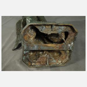 Große Gartenplastik Engel