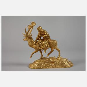 Tangermünder Jungfrau auf Hirsch