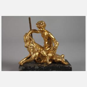 Dionysischer Satyr auf Ziegenbock