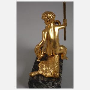 Dionysischer Satyr auf Ziegenbock