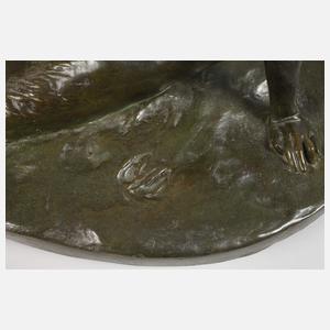 Faun mit Schmetterling