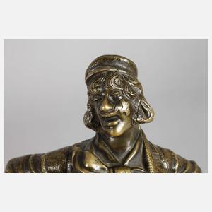 Humoristische Studentenbronze