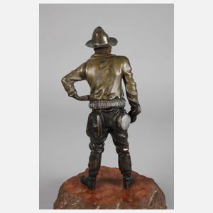 Carl Kauba, stehender Soldat