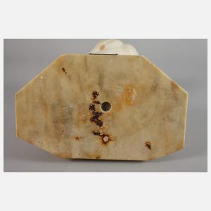Senter, Mädchenbüste "Méditation" Alabaster