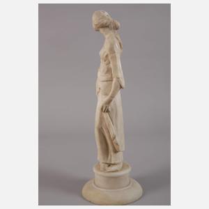 Dame im Renaissance-Gewand mit Spiegel