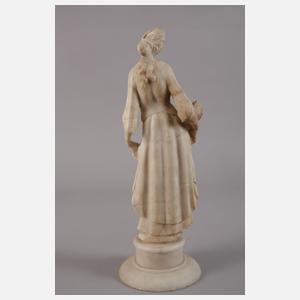 Dame im Renaissance-Gewand mit Spiegel