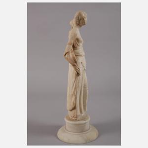 Dame im Renaissance-Gewand mit Spiegel