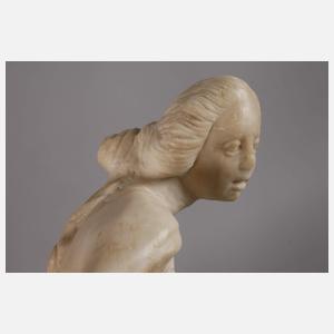 Dame im Renaissance-Gewand mit Spiegel