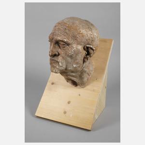 Kopfstück eines älteren Herren