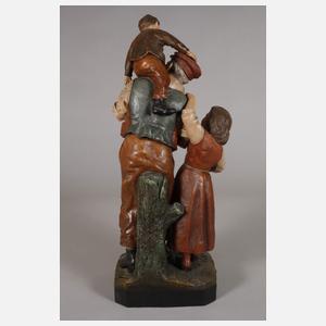 Joseph le Guluche, Großvater mit Enkelkindern