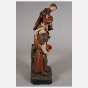 Joseph le Guluche, Großvater mit Enkelkindern