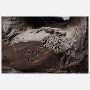 Amphora zwei junge Krieger