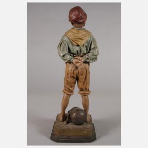 Goldscheider Wien Figur "Bitte um Feuer"