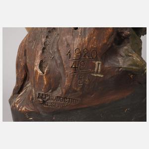 Goldscheider Wien "Der kleine Meisterschütze"